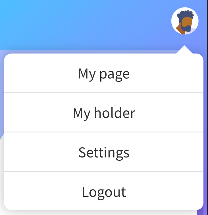 Tap or click on "Account Settings"